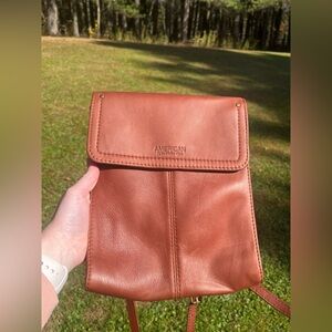 American Leather Co Brandy Crossbody
